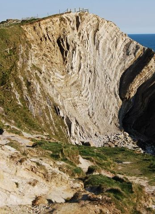 Lulworth crumple, Dorset